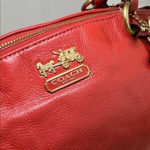 Coach Madison Leather Lindsey Satchel *Authentic*